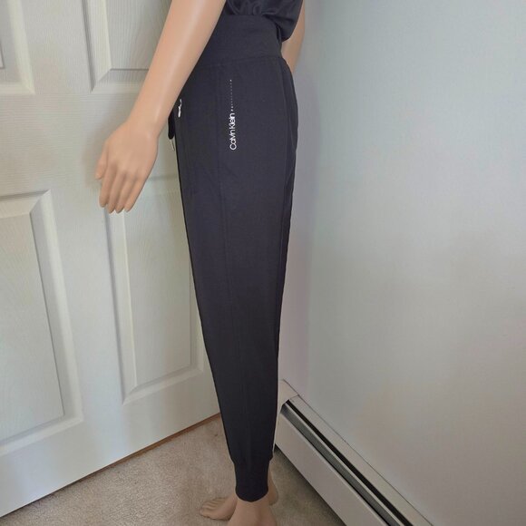 CALVIN KLEIN Performance Pintuck Elastic Waist Drawstring Joggers Size XS - Picture 7 of 11